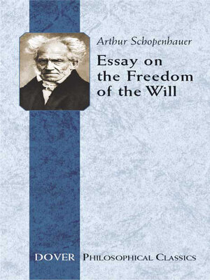 cover image of Essay on the Freedom of the Will